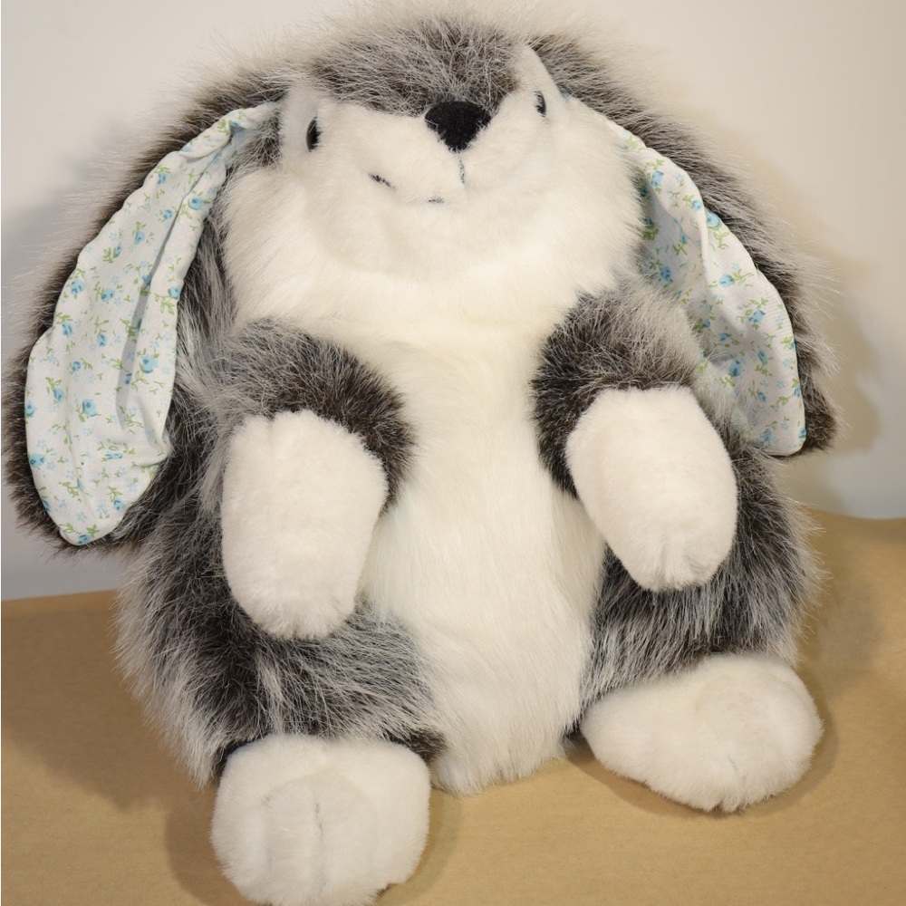 VINTAGE Floral ears bunny